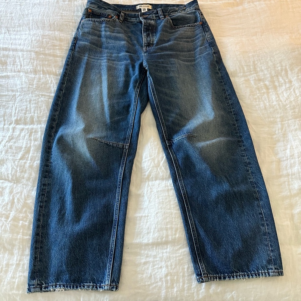 Madewell Barrel Leg Denim
